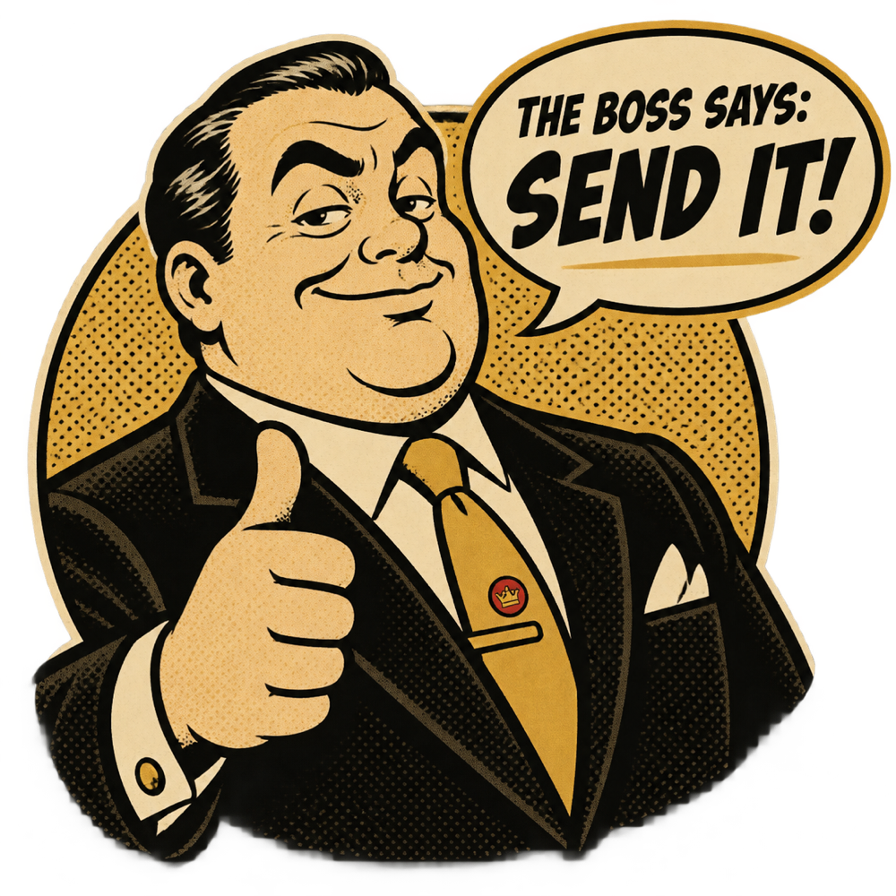 The Boss — Boss SMS mascot